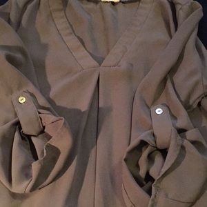 Gray blouse